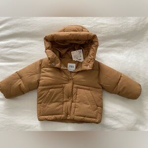 Zara baby boy coat , jacket, puffer 6-9 months. New